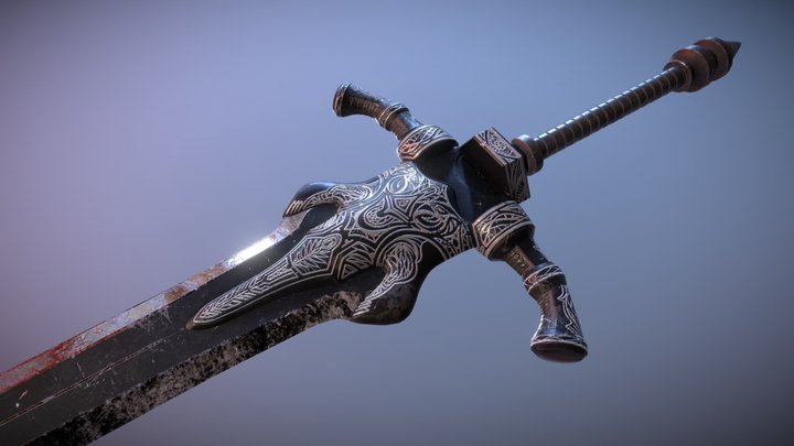 Wolf Knight Greatsword - Artorias's Greatsword 3D Model
