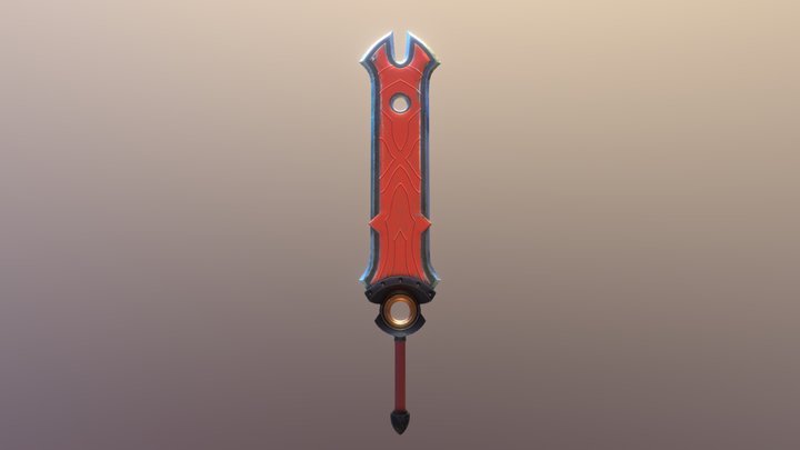 God-Slayer Long Sword 3D Model