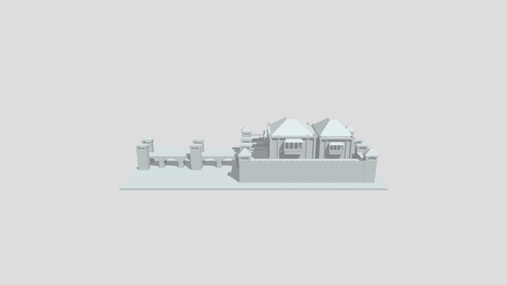 Fort 3d model 3D Model