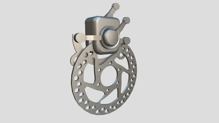Brake Pocket Bike 3D Model