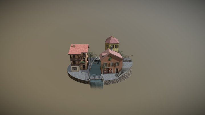cityscene_Annecy 3D Model