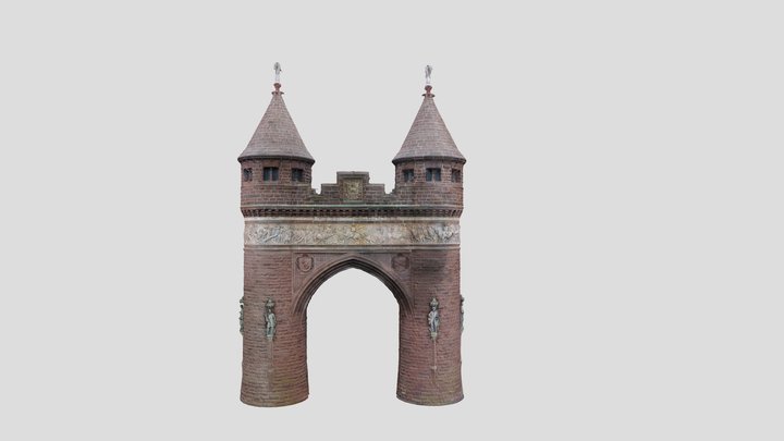 The Soldiers and Sailors Arch, Hartford, CT 3D Model