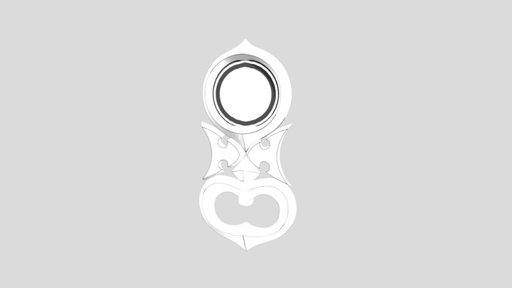 胸飾り 3D Model