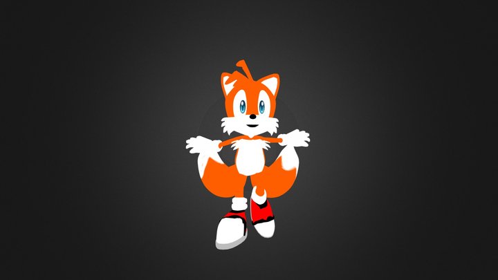 Tails The Fox 3D Model