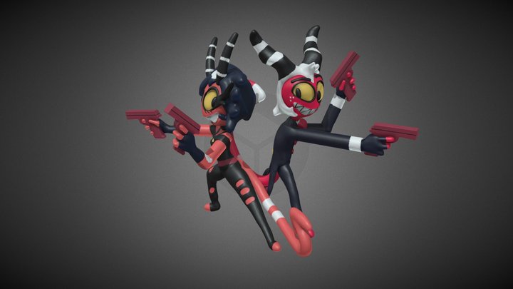Moxxie and Millie 3D Model