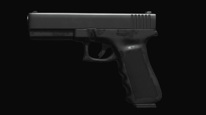 gun_and_bullets 3D Model