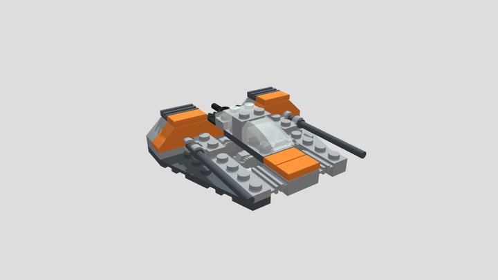 Lego Snow Speeder 30384 3D Model