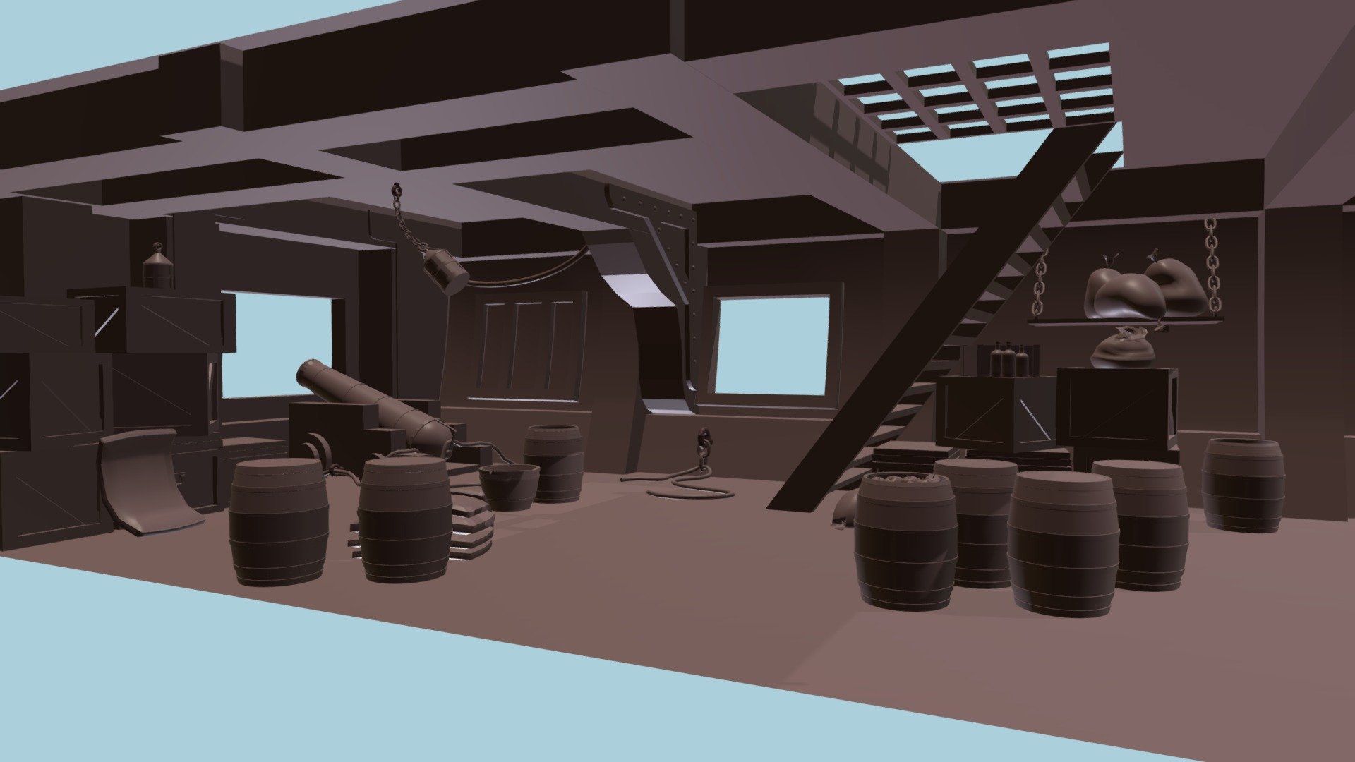 Final Ship Scene — Sketchfab embed 3D viewer