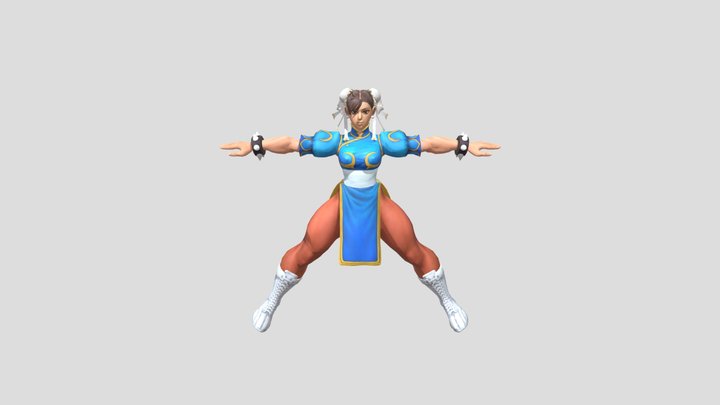 chun li C1 – Modelo 3D gratuito STL