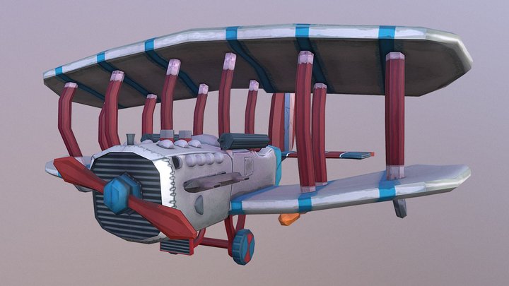 Flying Circus - DH.9a Ninak (Post War) 3D Model