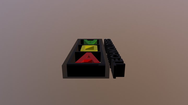 AoA Logo 3D Model
