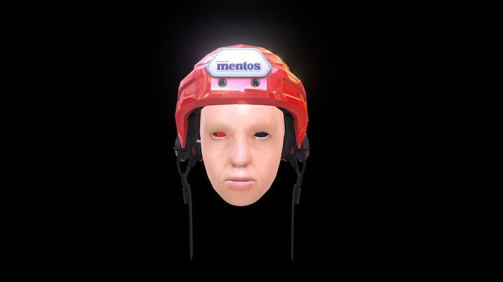 Transfer Hockey Helmet 3D Model