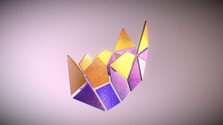 Rajaku Crown 3D Model