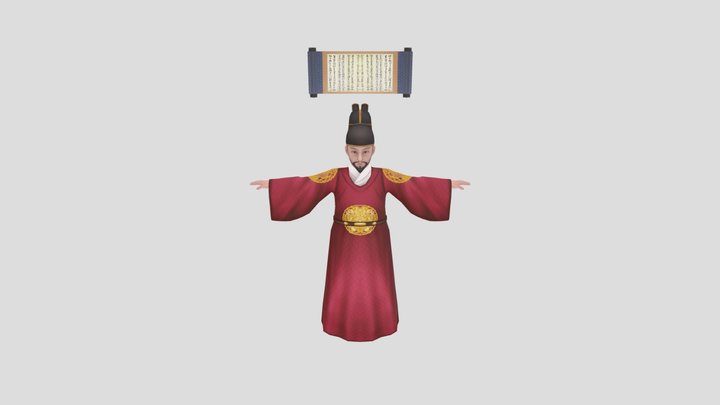 King of korea 3D Model