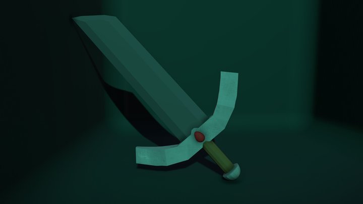 Fantasy Sword 3D Model