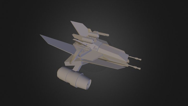 Space Ship3 3D Model