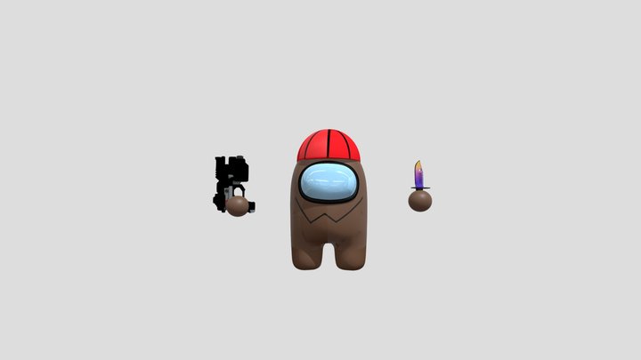 Among Us Dorianedwar 3D Model