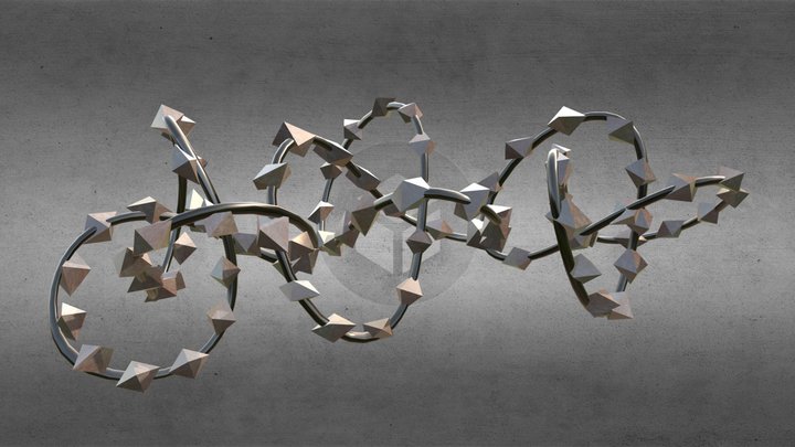 Barbed Wires 3D Model