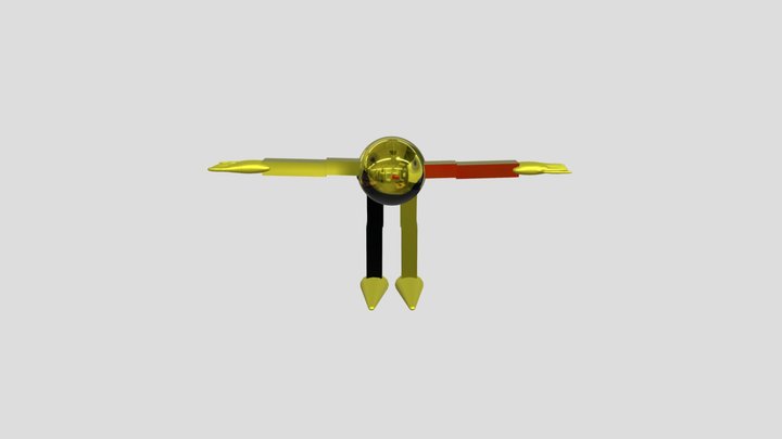 Pacman ANALOG HORROR 3D Model