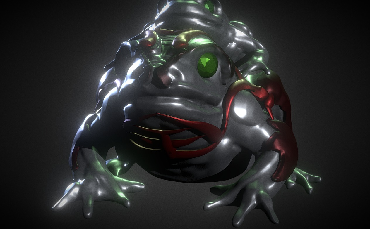 frog Mesh - 3D model by L.Oc 3d Printing (@arqlpires) [cd6605f] - Sketchfab