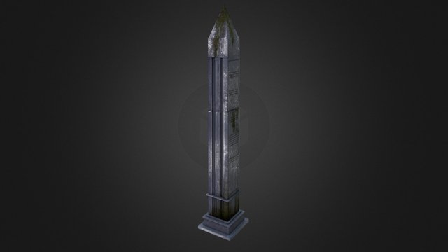 Medieval Pillars 3D Model