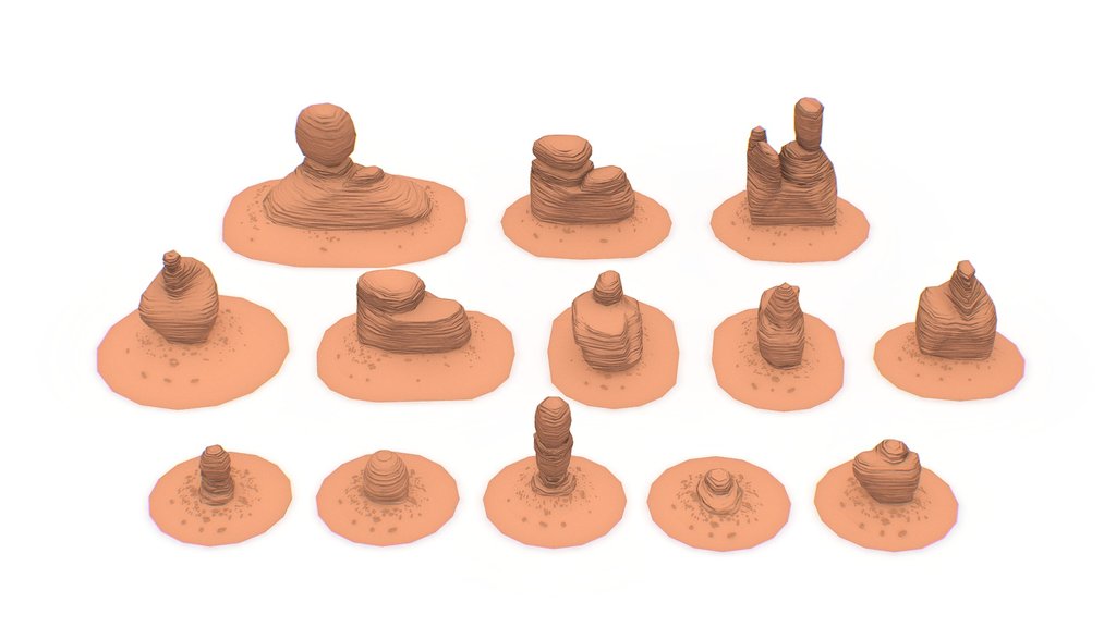Sand | Rock | Desert | Mountain | Pack