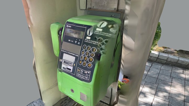Public phone 3D Model