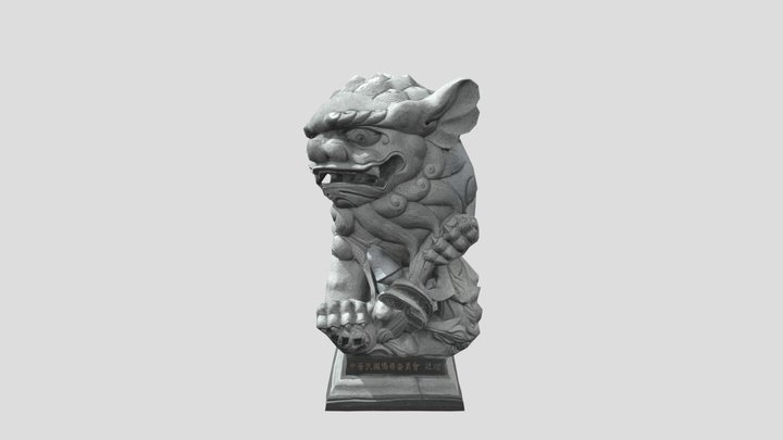 Chinatown Lion 3D Model