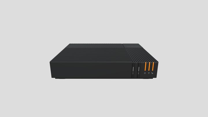 Livebox 5 Orange 3D Model