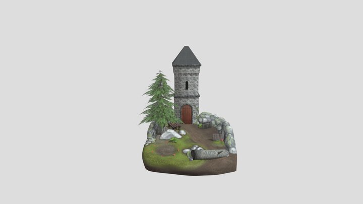 Scaled Island 3D Model