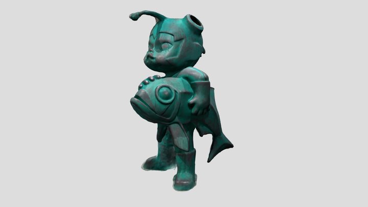 魚童 3D Model