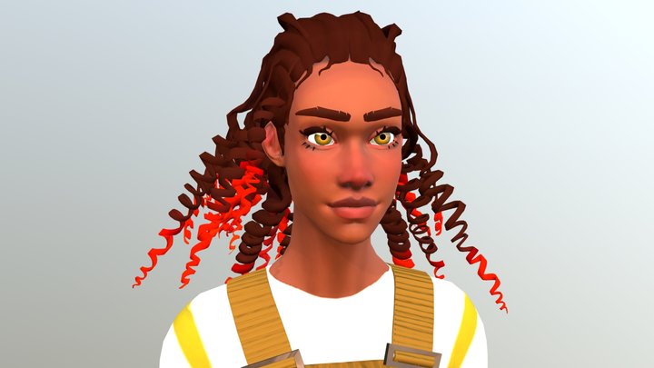 girl02 3D Model