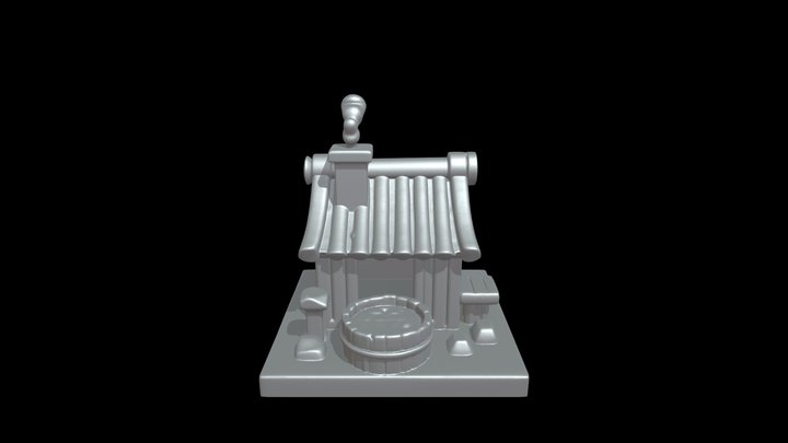 Japanese-hot-spring-miniature-stl 3D Model