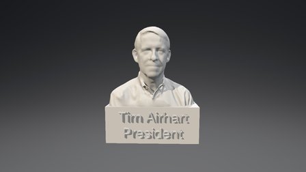 Tim Name Plate 3D Model