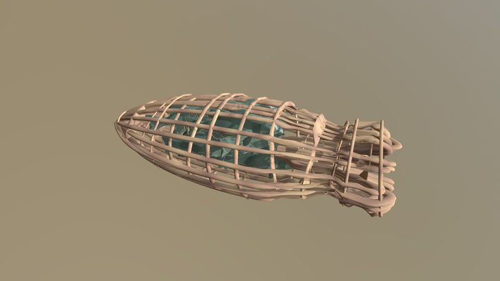 Fish Weir Trap from Brazil 3D Model