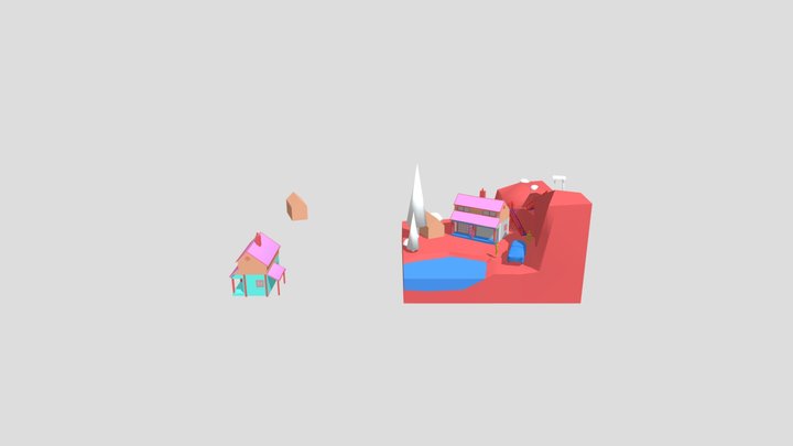 1GD27_Boots_Jeronimas_Blockout 3D Model