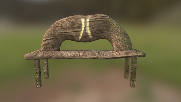 Mage's Bench 3D Model
