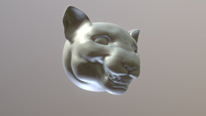 Puma head 3D Model