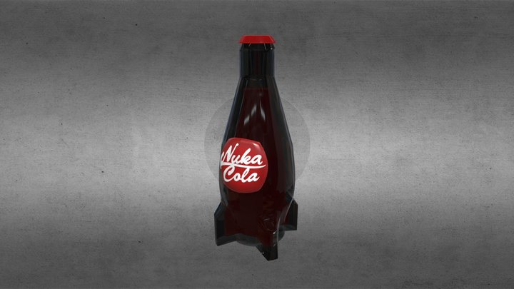 Nuka Cola bottle 3D Model