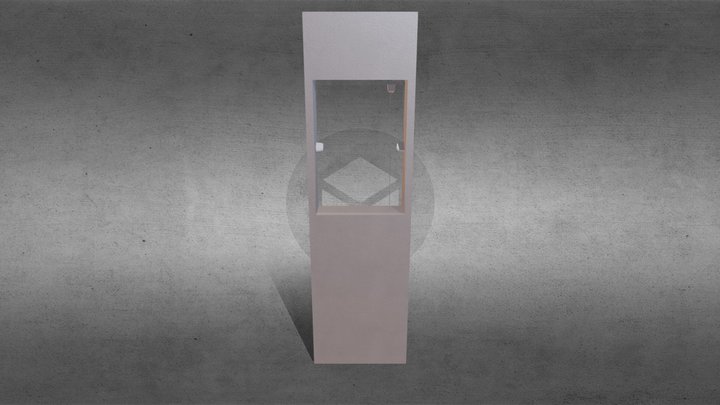 Kit 06 Janela Basculante Invertida 3D Model
