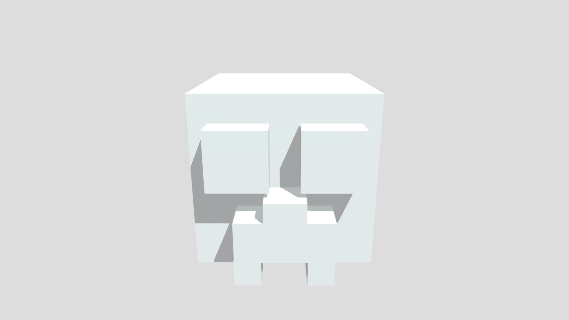 Creeper Head 3D model by hennedy [cd6e86a] Sketchfab
