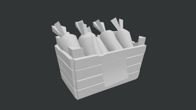 Carrot Box Sketch Fab 001 3D Model