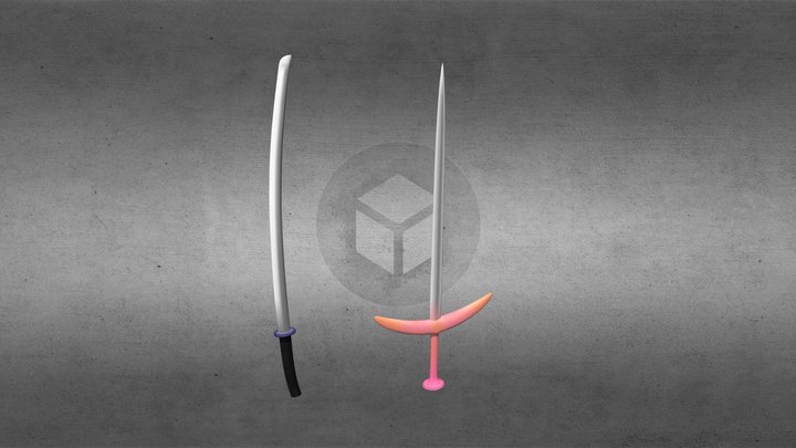 sword&katana 3D Model