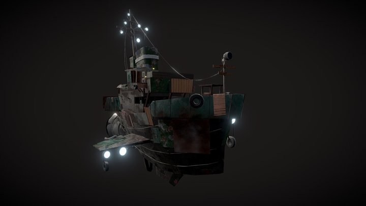 Ship3 3D Model