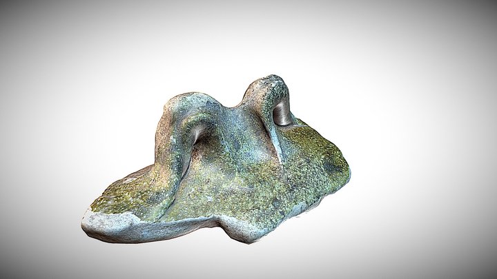 Medieval pottery fragment 3D Model