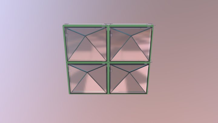 Pyramidal Facade 3D Model