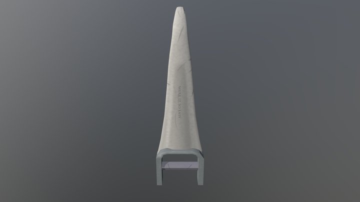 Katar Hook Sword 3D Model