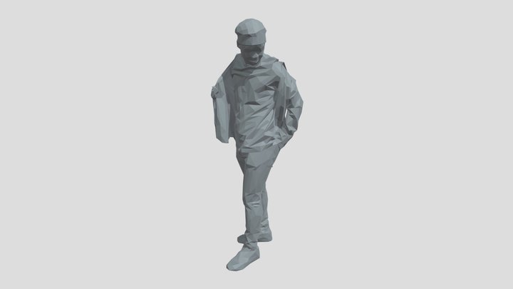 Lowpoly Male Standing