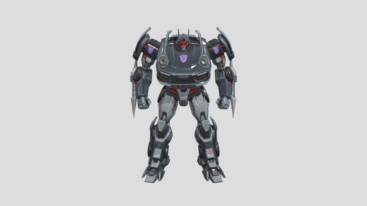 Decepticon Porsche 911 turbo S 3D Model