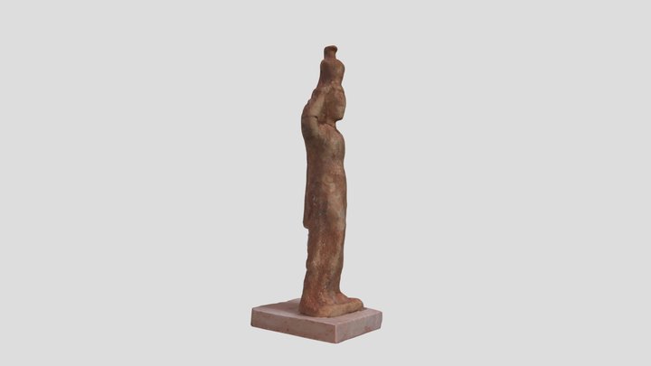 Greek Terracotta Figurine 3D Model